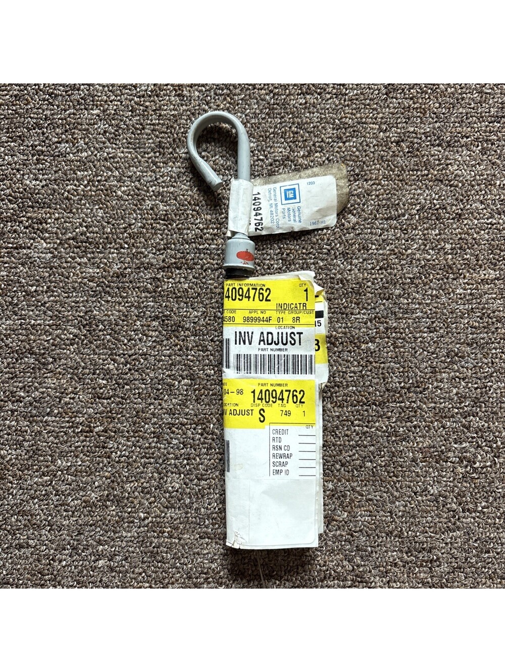 1986 GMC Vandura G2500 Chevy G20 Van 5.0 Engine Oil Dipstick 14094762 OEM 80946